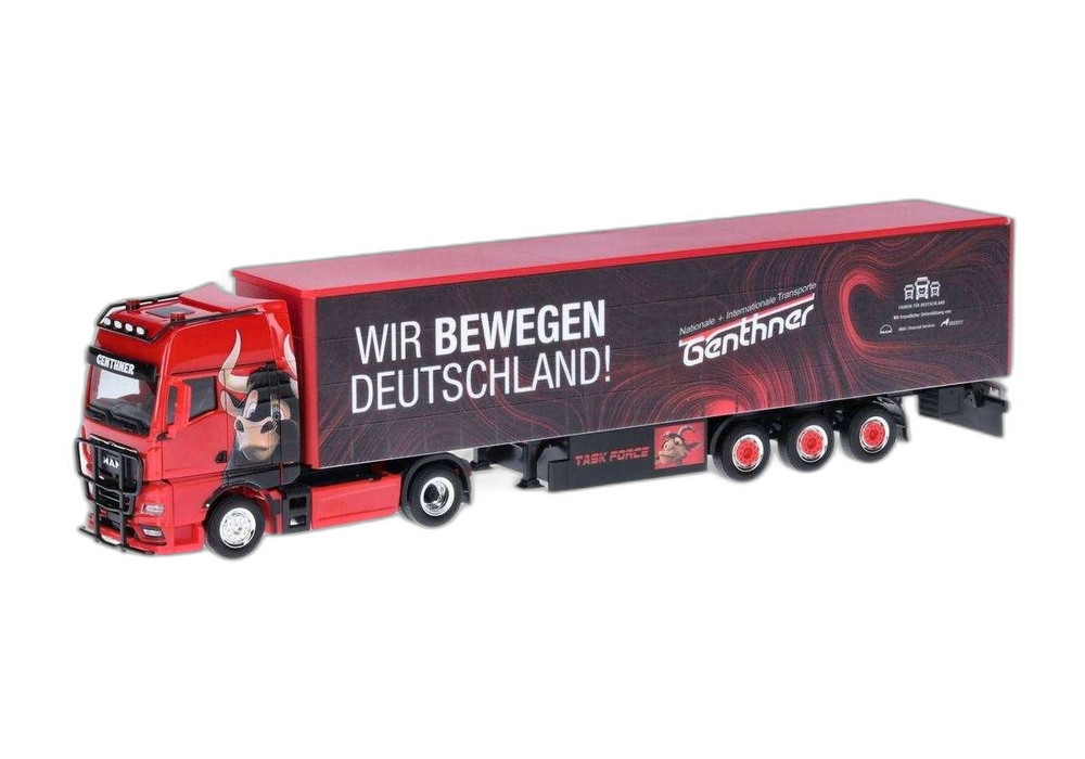 Genthner/Wir bewegen Deutschland MAN TGX/ Herpa 1/87 模型 ミニカー｜ラストホビー