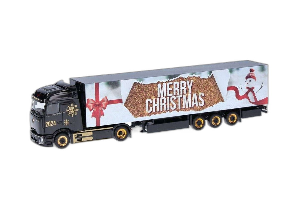 Weihnachten 2024 Mercedes Benz eActros/ Herpa 1/87 模型 ミニカー