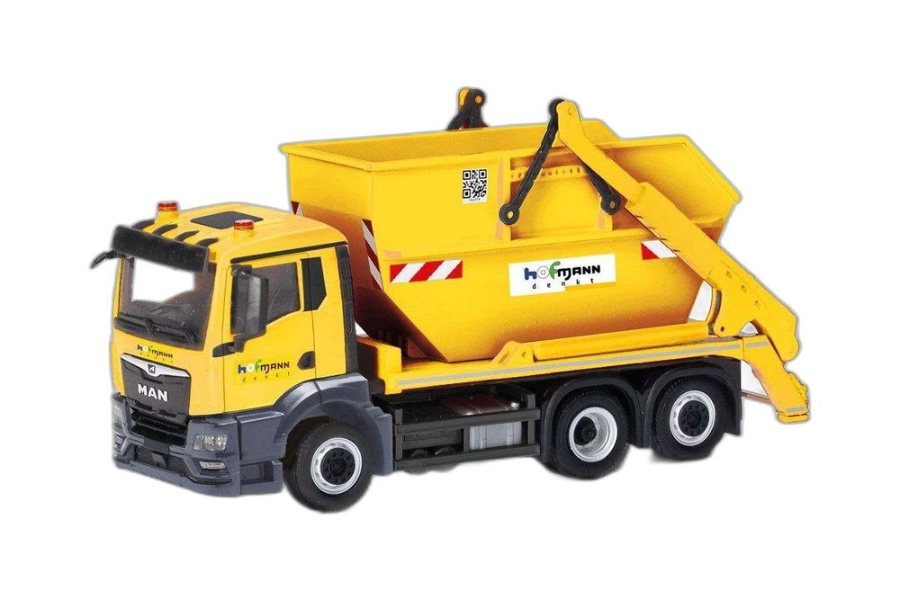 Hofmann MAN TGS NN スキップローダー AK16 318433/ Herpa 1/87 模型 ミニカー