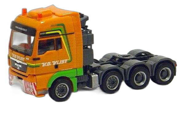 V.D. Vlist MAN TGX XXL 重量級トラクター/ Herpa 1/87 模型 ミニカー