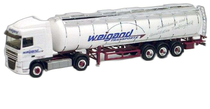 Weigand Transporte DAF XF 105 SC フード/ Herpa 1/87 模型 ミニカー
