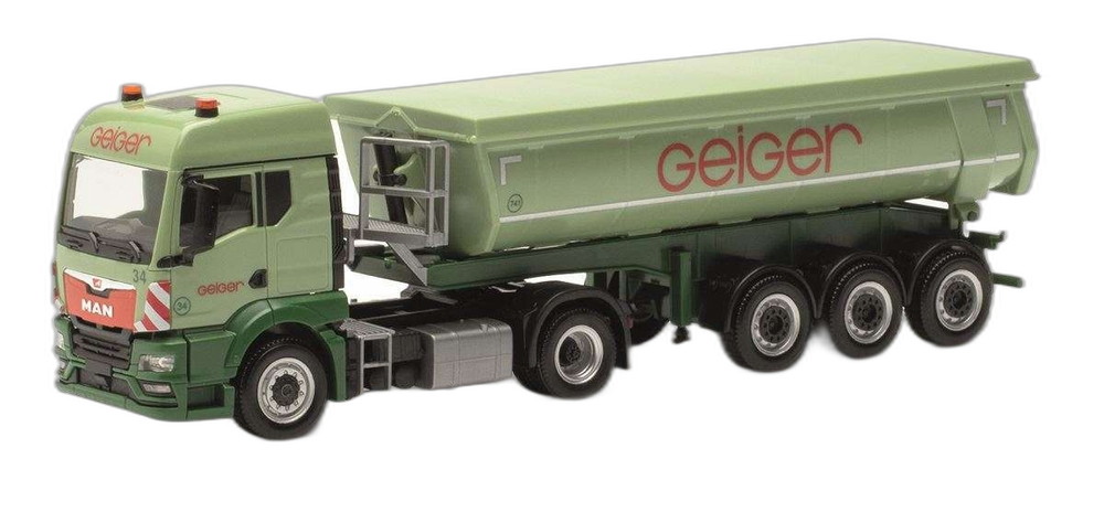 Geiger MAN TGS TM サーモ トラフ/ Herpa 1/87  ひな形 ミニカー おもちゃ-ミニカー・トイカー-車
