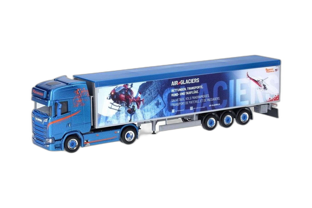 Ruegsegger Air Glacier Scania CS20HD/ Herpa 1/87 模型 ミニカー