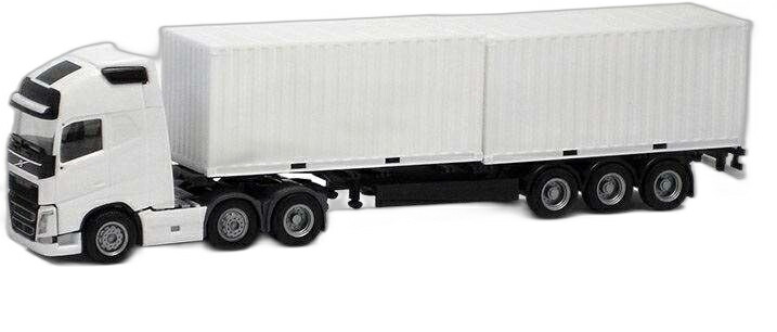 Volvo FH Globetrotter XL コンテナ/ Herpa 1/87 模型 ミニカー