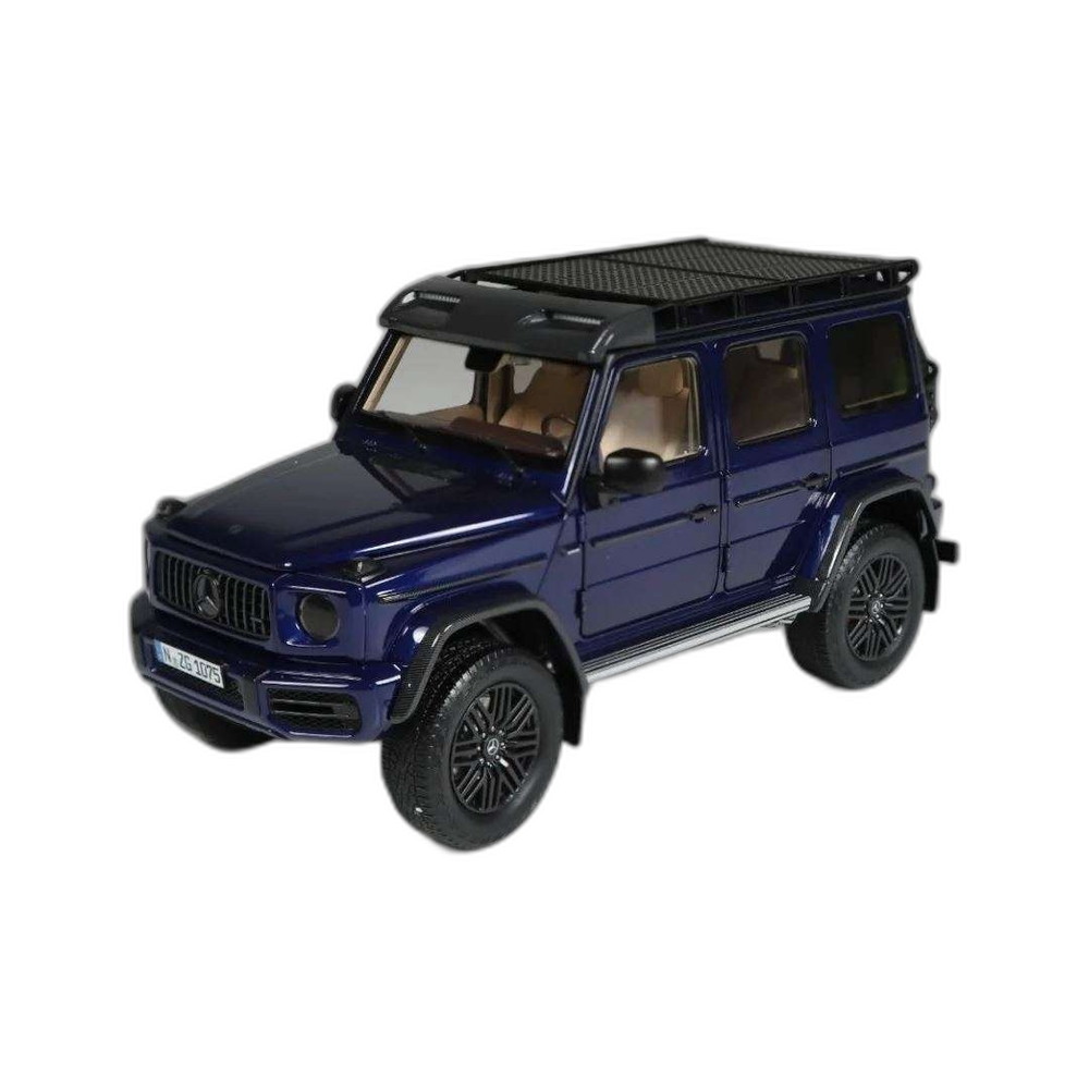 Mercedes Benz AMG G 63 4x4 オフロード ブルー/ NZG 1/18 模型 ミニカー