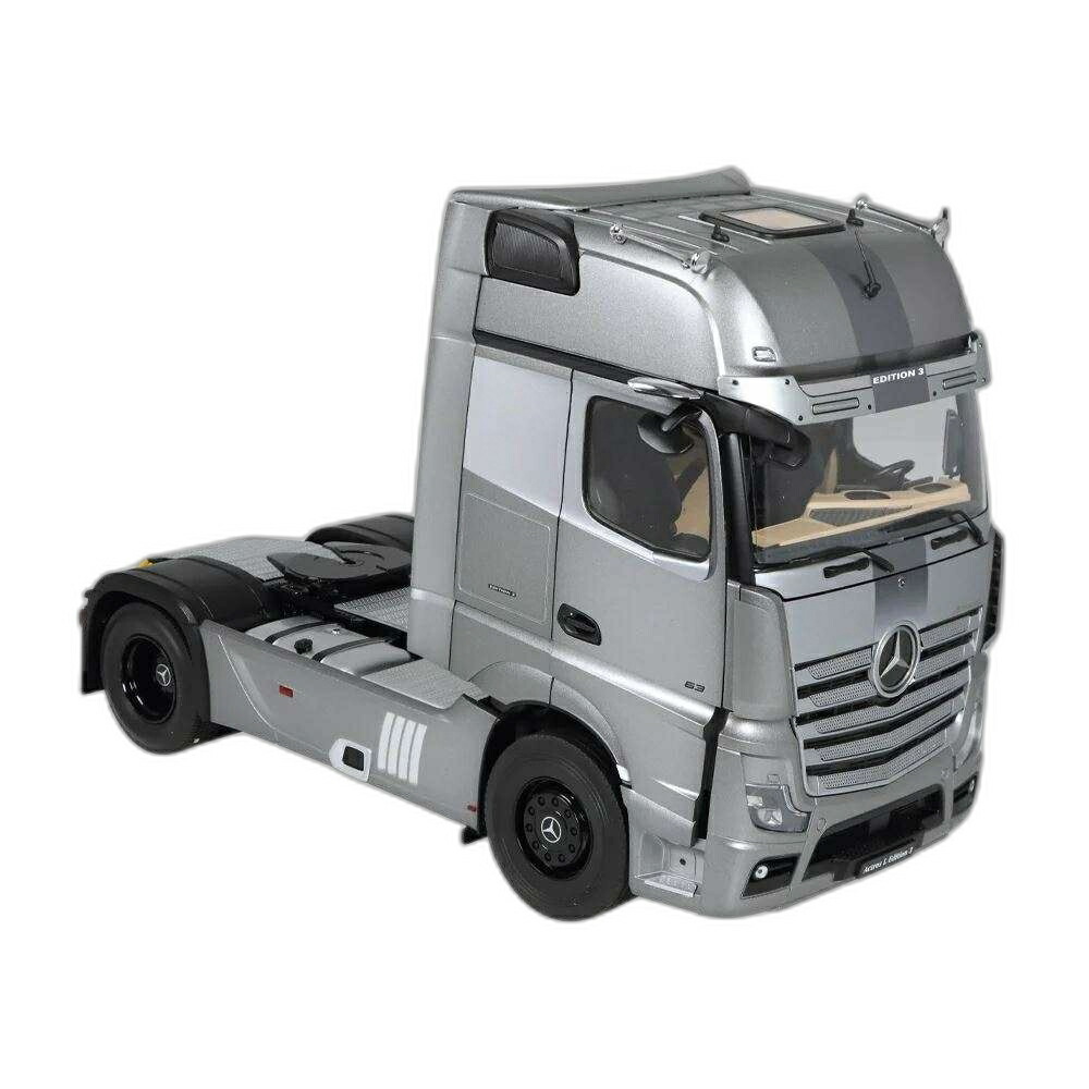 NZG アクトロス ギガスペース 1/18スケール NZG 1/18 Mercedes Benz Actros Gigaspace 4x2 Black with logo