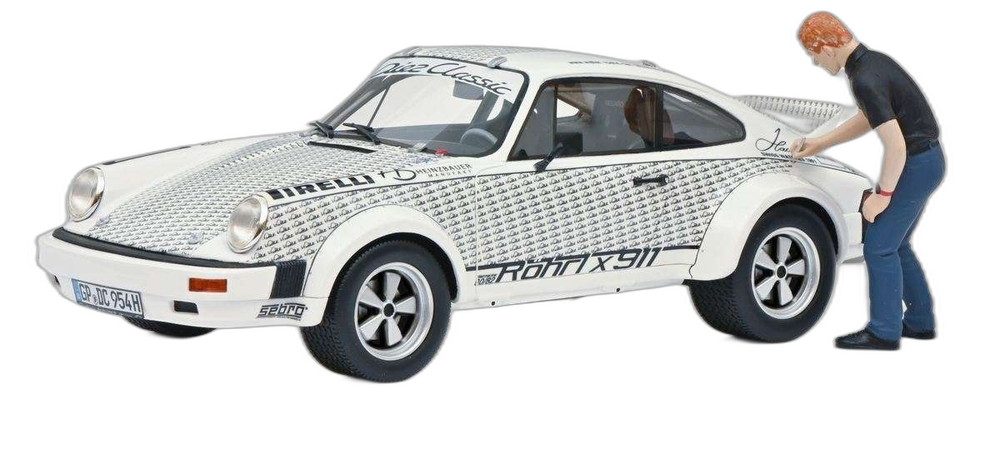 Rohrl x 911 Porsche 911 図形 Walter/ Schuco 1/18  ひな形 ミニカー