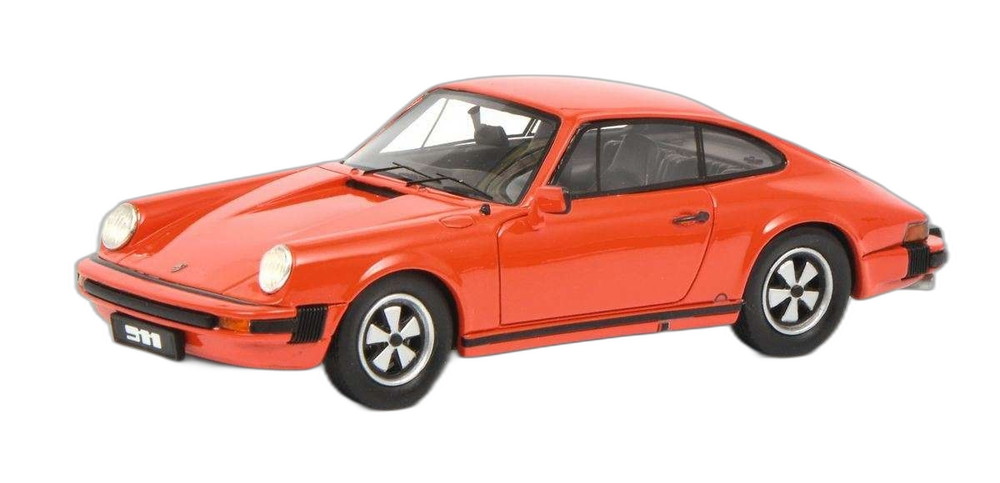 Porsche 911 Coupe 1977 赤いこと 450025600/ Schuco 1/18  ひな形 ミニカー