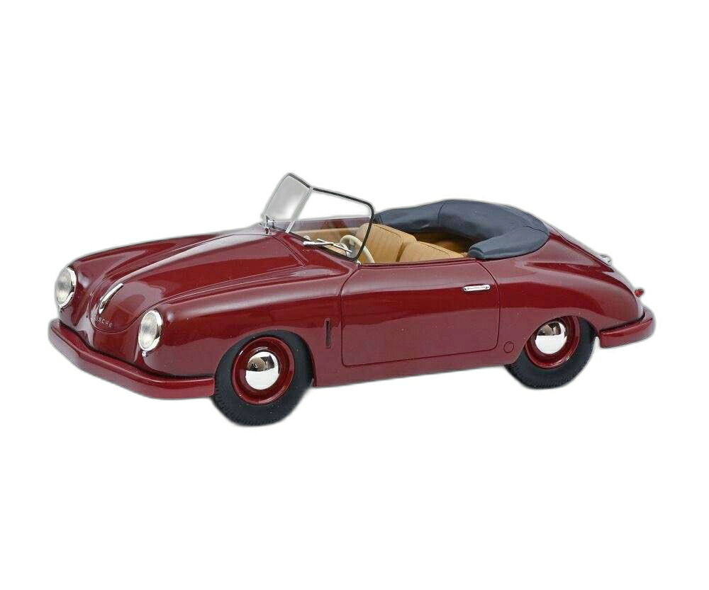 Porsche 356 Gmund カブリオレ 開けっ広げ うす暗い/ Schuco 1/18  ひな形 ミニカー