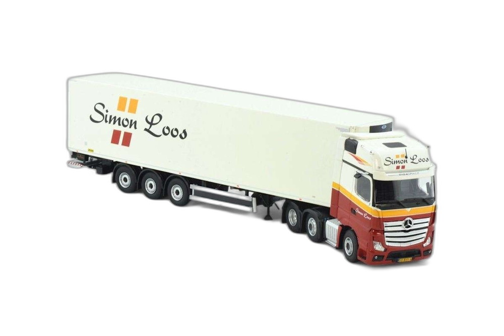 Simon Loos Mercedes Benz Gigaspace 6x2/ Tekno 1/50 建設機械模型 ミニカー