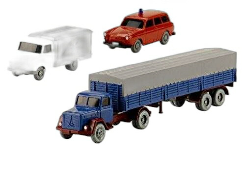 Set 91 Opel Blitz 冷凍トラック + Magirus/ Wiking 1/87  模型 ミニカー