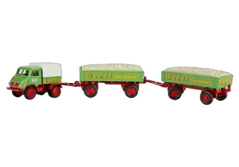 Wandt Mercedes Benz Unimog 402 + トレーラー/ Wiking 1/87 模型 ミニカー｜ラストホビー