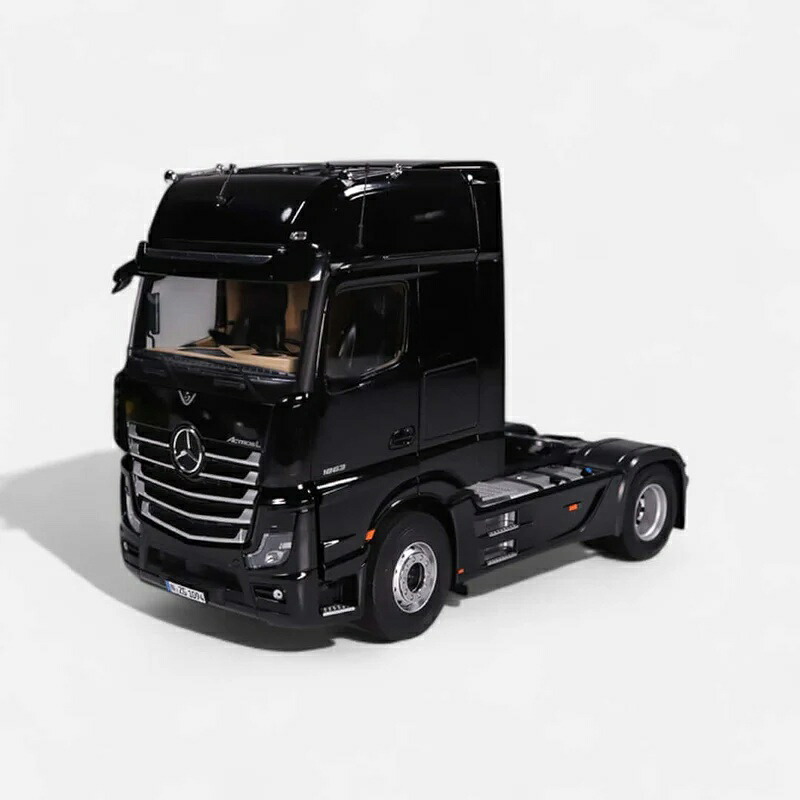 Mercedes-Benzメルセデスベンツ Actrosアクトロス L ブラック デザイン入り / NZG 1/18 建設機械 ミニカー 模型