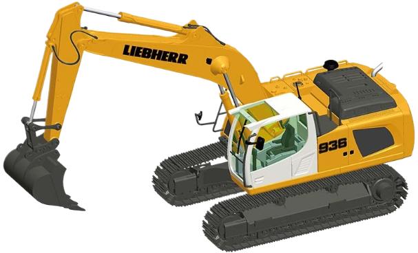 LiebherrR936 トラックエクスカベーター / NZG 1/50 建設機械模型 工事車両 26,845円