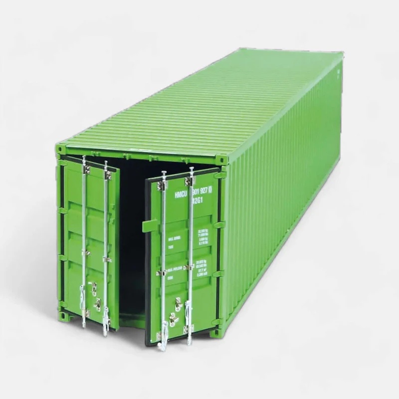 40ft.Container40フィートコンテナ グリーン / NZG 1/18 建設機械 ミニカー 模型