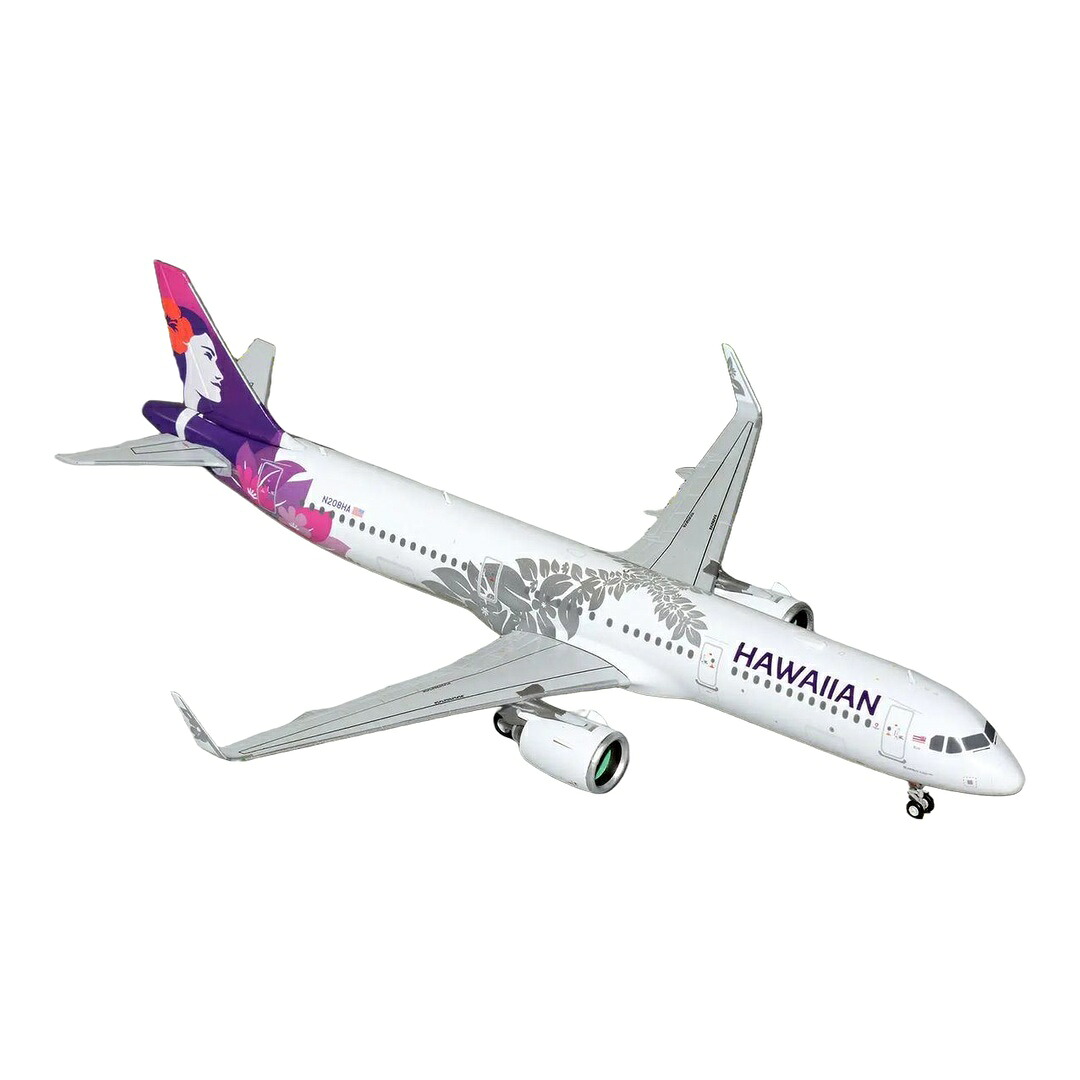 ハワイアン航空 Hawaiian Airlines エアバス A321neo N208HA / GeminiJets 1/200 飛行機模型 旅客機｜ラストホビー 26,496円