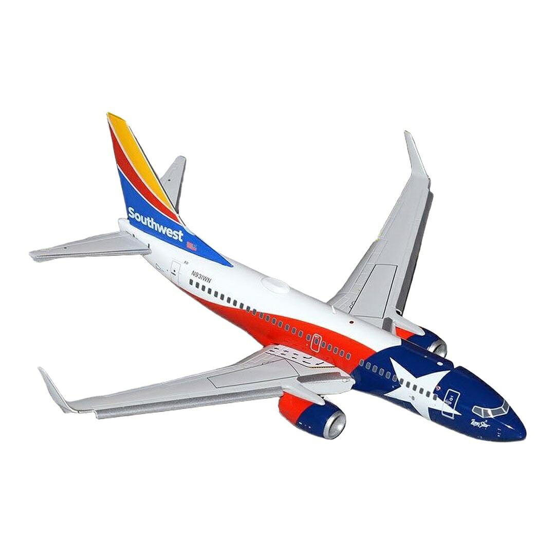 サウスウエスト航空 Southwest Airlines ボーイング 737-700 ローン・スター・ワン特別塗装 フラップダウン仕様 N931WN / GeminiJets 1/200 飛行機模型 旅客機|ラストホビー