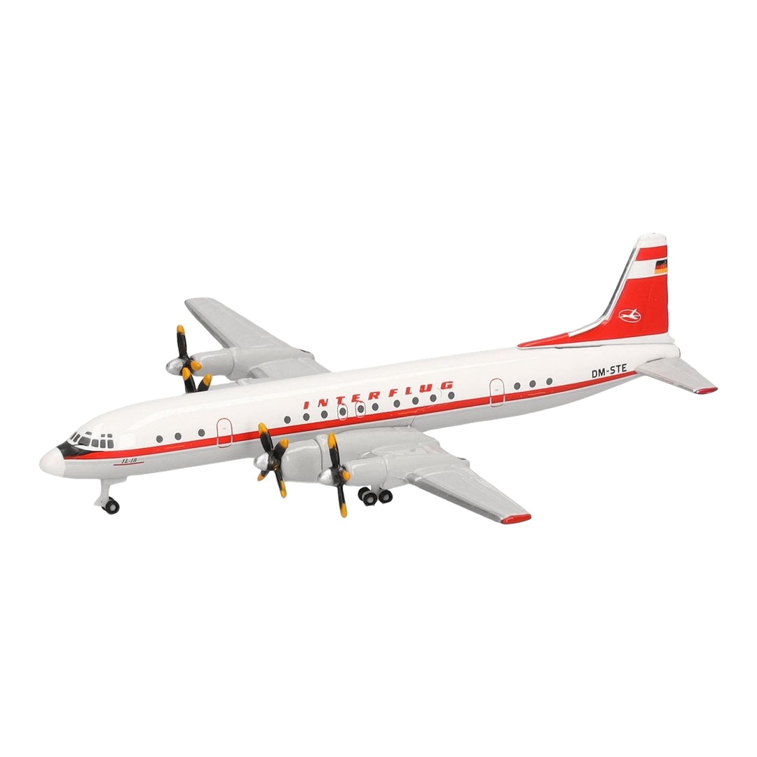 インターフルーク Interflug イリューシン IL-18 DM-STE / Herpa 1/500 飛行機模型 旅客機|ラストホビー