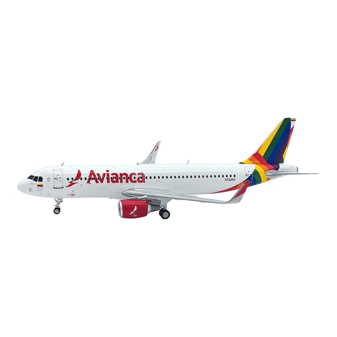 アビアンカ航空 Avianca エアバス A320 N724AV レインボー塗装 / Inflight 200 1/200 飛行機模型 旅客機｜ラストホビー
