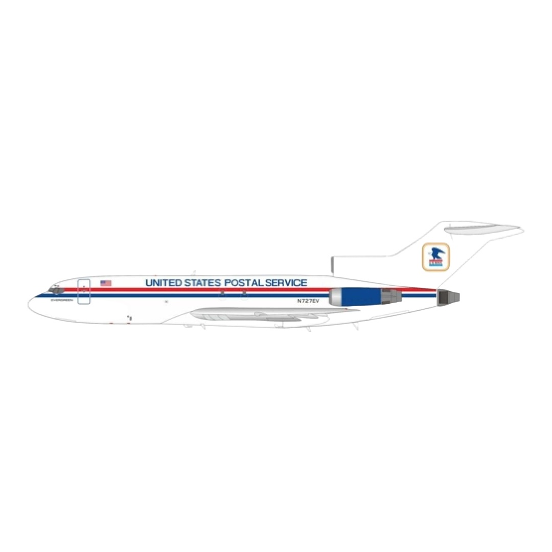 アメリカ郵便公社 US Postal Service ボーイング 727-51C N413EX / Inflight 200 1/200 飛行機模型 旅客機|ラストホビー