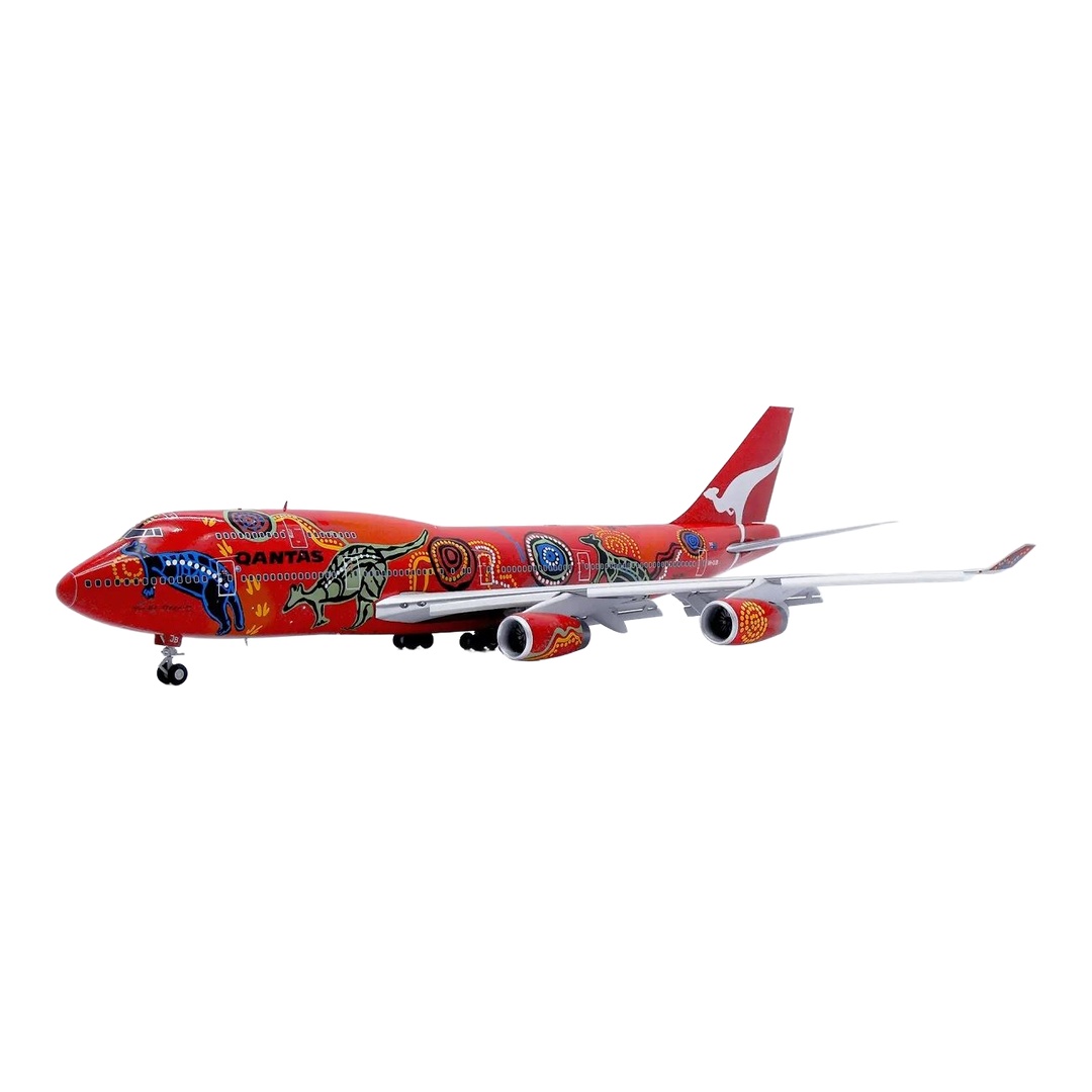カンタス航空 Qantas Airways ボーイング 747-400 VH-OJB フラップダウン仕様 特別塗装 / JC Wings 1/200 飛行機模型 旅客機｜ラストホビー