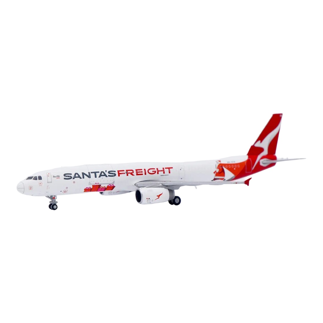 カンタス・フレイト Qantas Freight エアバス A321-200P2F VH-XF4 サンタ・フレイト特別塗装 / JC Wings 1/400 飛行機模型 旅客機｜ラストホビー