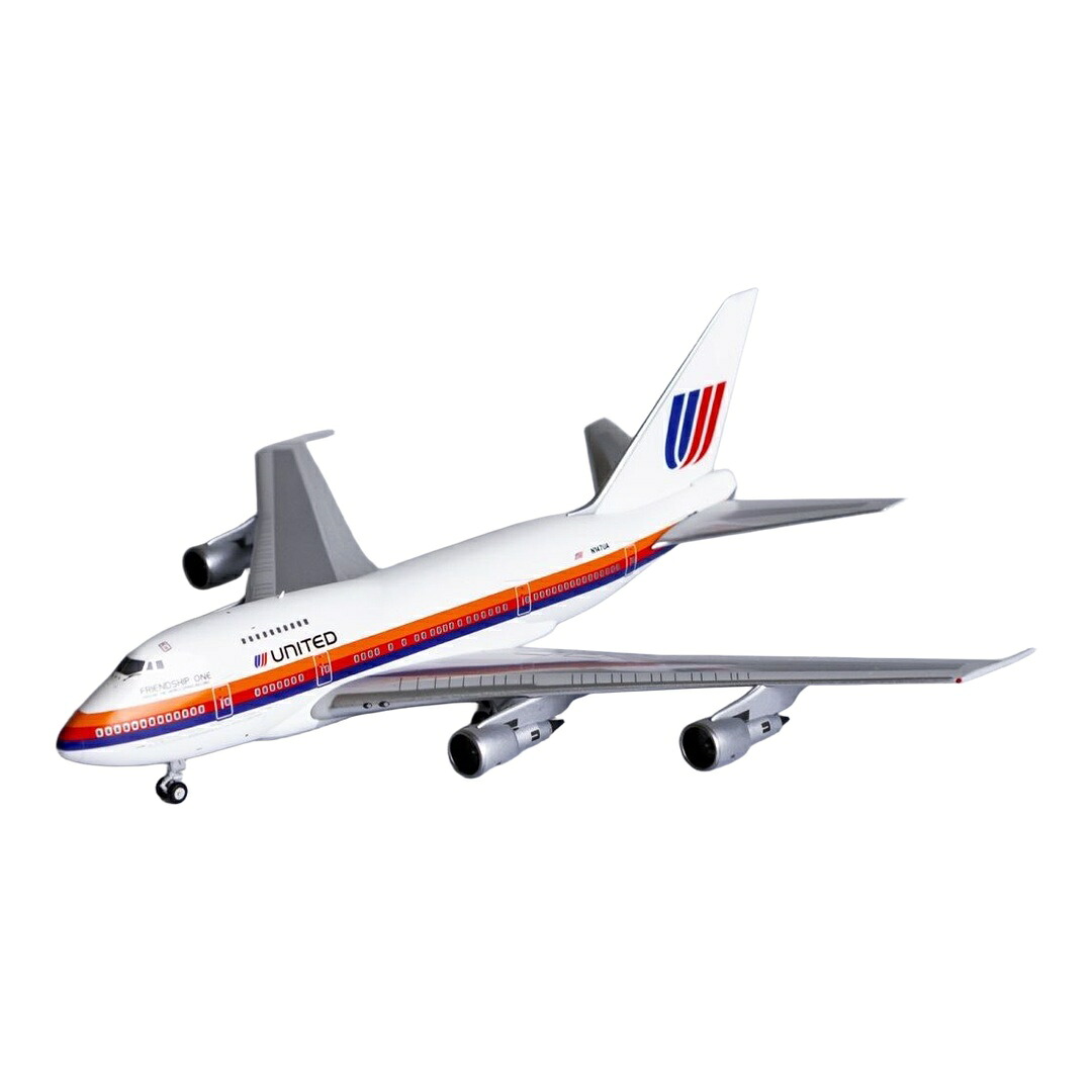 ユナイテッド航空 United Airlines ボーイング 747SP ソール・バス塗装 Friendship One N147UA / NG Models 1/400 飛行機模型 旅客機｜ラストホビー