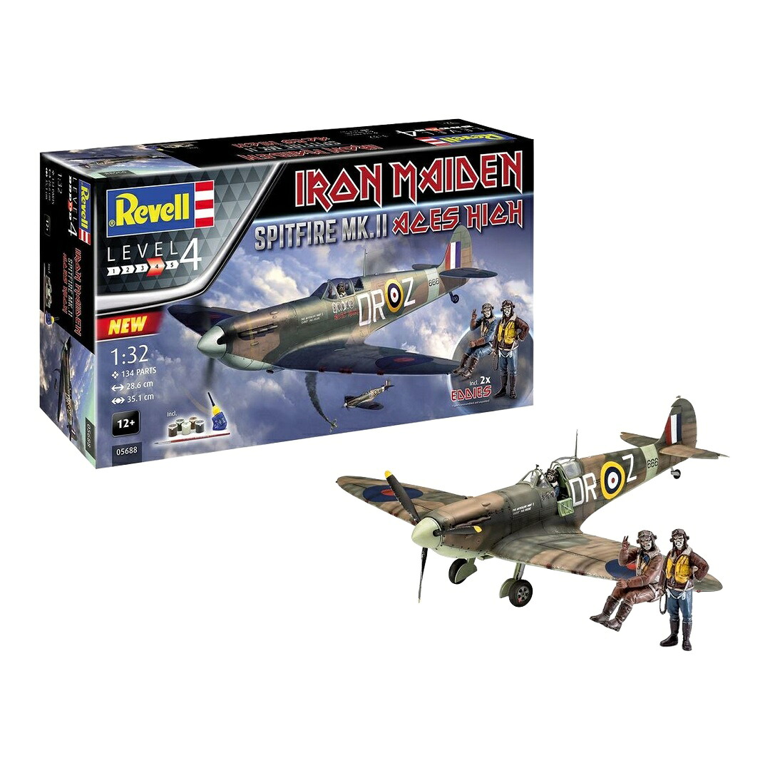 アイアン・メイデン Iron Maiden スピットファイア Mk.II エイシズ・ハイ Aces High / Revell 1/32 飛行機模型 ミリタリー｜ラストホビー