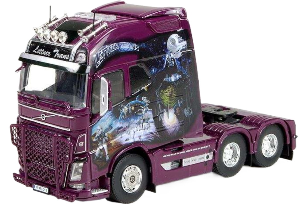 Lettner Trans Volvo FH04 Longtrotter 見せ物貨物自動車 貨物自動車 / Tekno 1/50 作り上げる機械類ひな形 工事鉄道車両
