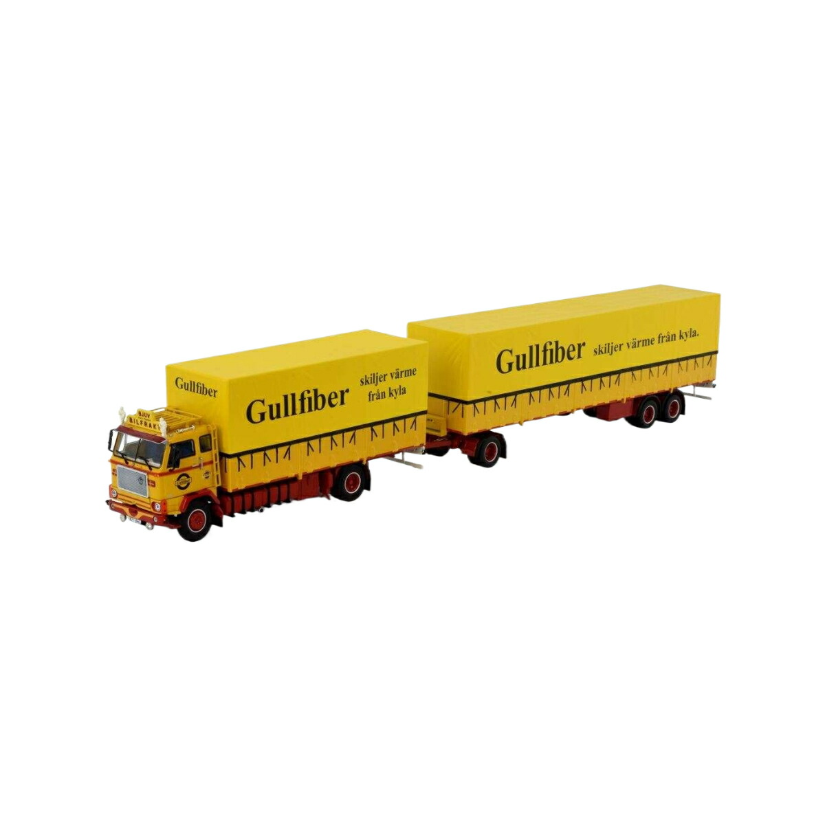 Tekno Gullfiber Volvo F88 二人組 73006 貨物自動車ひな形 貨物自動車1/50 組み上げる機械類ひな形 工事鉄道車両