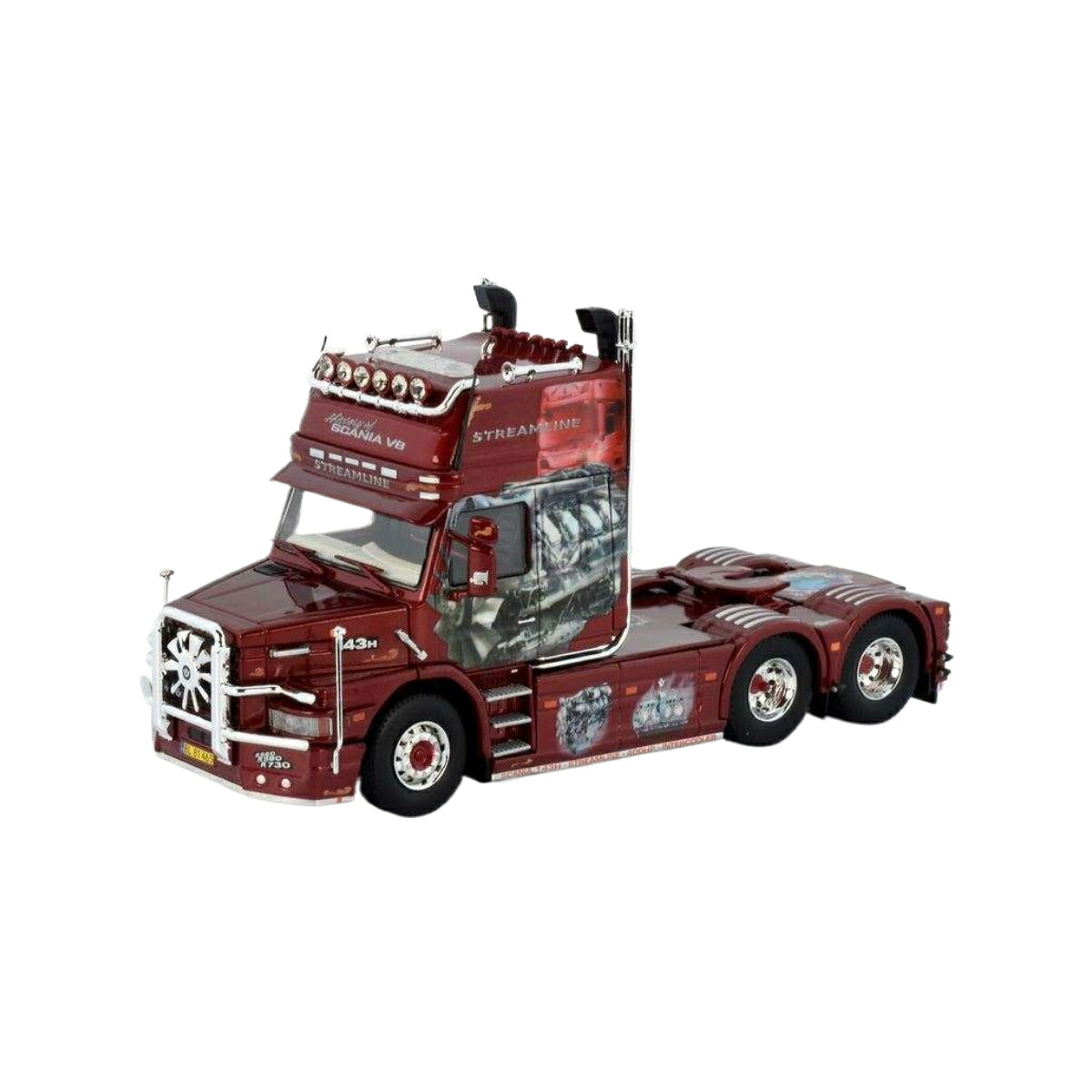 Tekno History Scania 3シリーズ トルペド 特別コンポーネント付き（背面モーターなし） 74775 トラック1/50 建設機械模型 工事車両｜ラストホビー