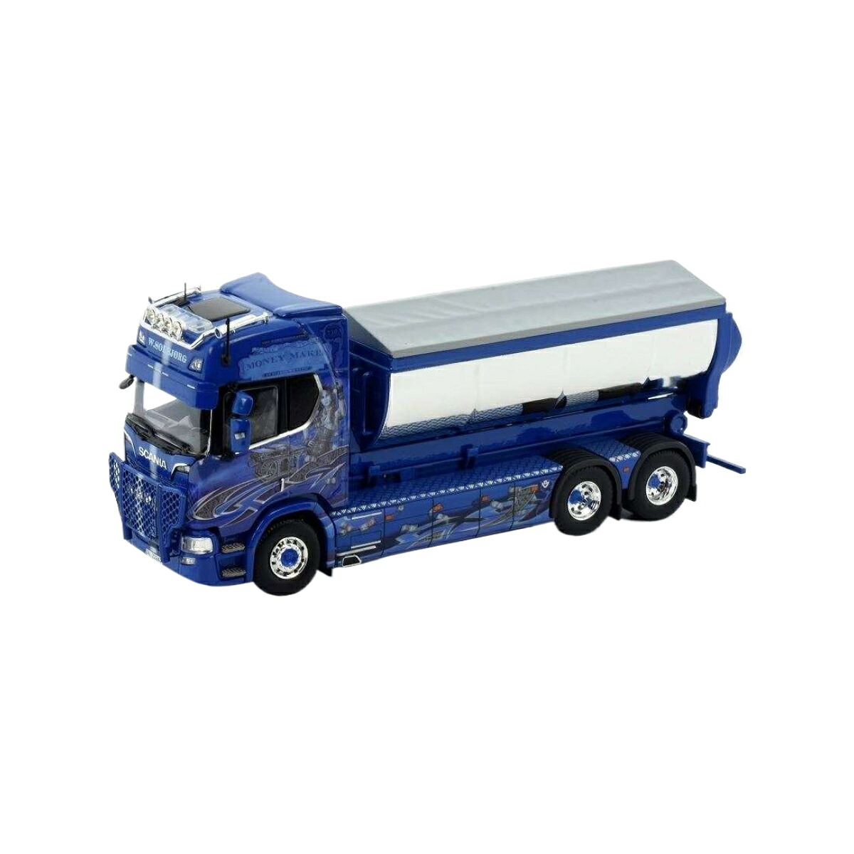 Tekno Solbjorg Moneymaker Scania R 次世代 ハイライン アスファルトコンテナ 76506 トラック1/50 建設機械模型 工事車両｜ラストホビー