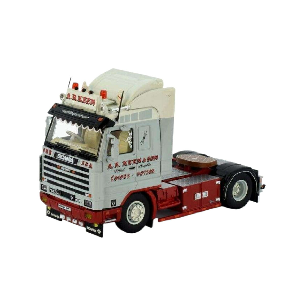 楽天市場】ケンクラフト 1/50 スカニア 6x4 ロールーフ 右