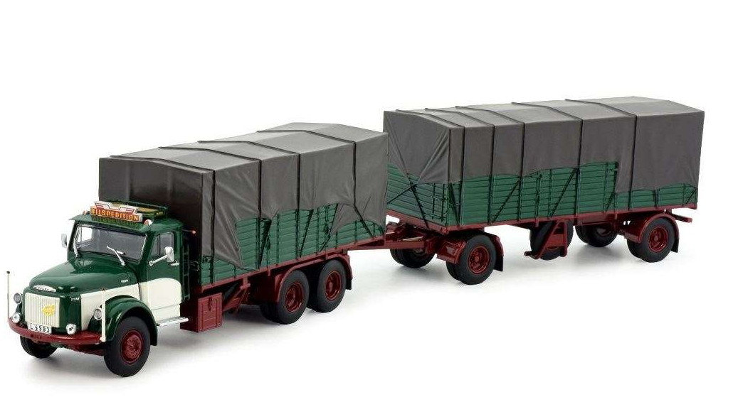 Bilspedition Volvo N88 curtainside combi 81340 貨物自動車 /Tekno 1/50 組み上げる機械類ひな形 細密画