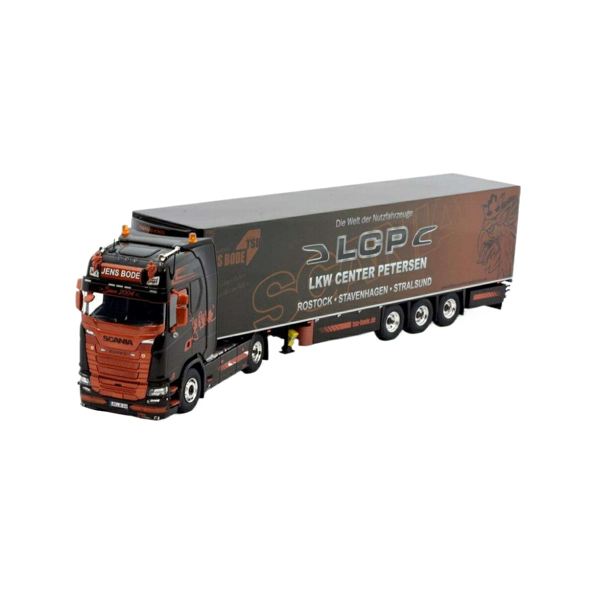 Tekno Jens Bode Scania 次世代S続きもの ご機嫌伝達ルート 冷蔵トレーラ 82247 貨物自動車1/50 組み上げる機械類ひな形 工事鉄道車両