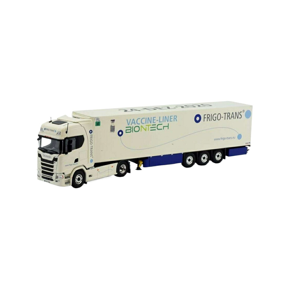 Tekno Frigotrans Scania S ハイライン 冷蔵セミトレーラー 82443 トラック1/50 建設機械模型 工事車両