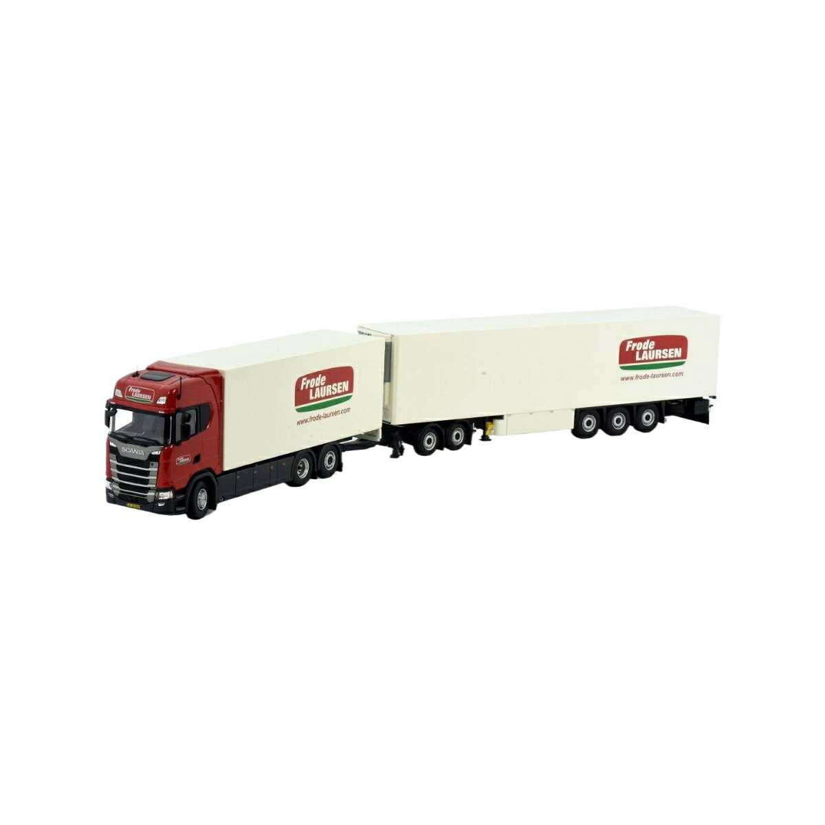 Tekno Frode Laursen Scania 次世代 冷蔵貨物自動車トレーラ 83394 トレーラ1/50 組み上げる機械類ひな形 工事鉄道車両