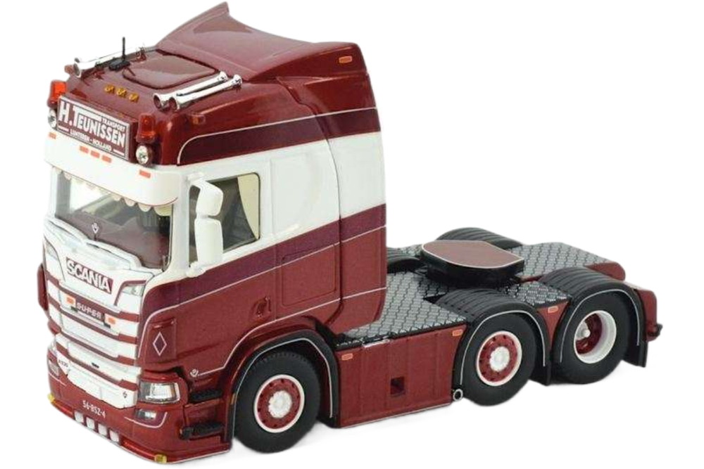 H. Teunissen Scania NGR 530 / Tekno 1/50 作り上げる機械類ひな形 工事鉄道車両