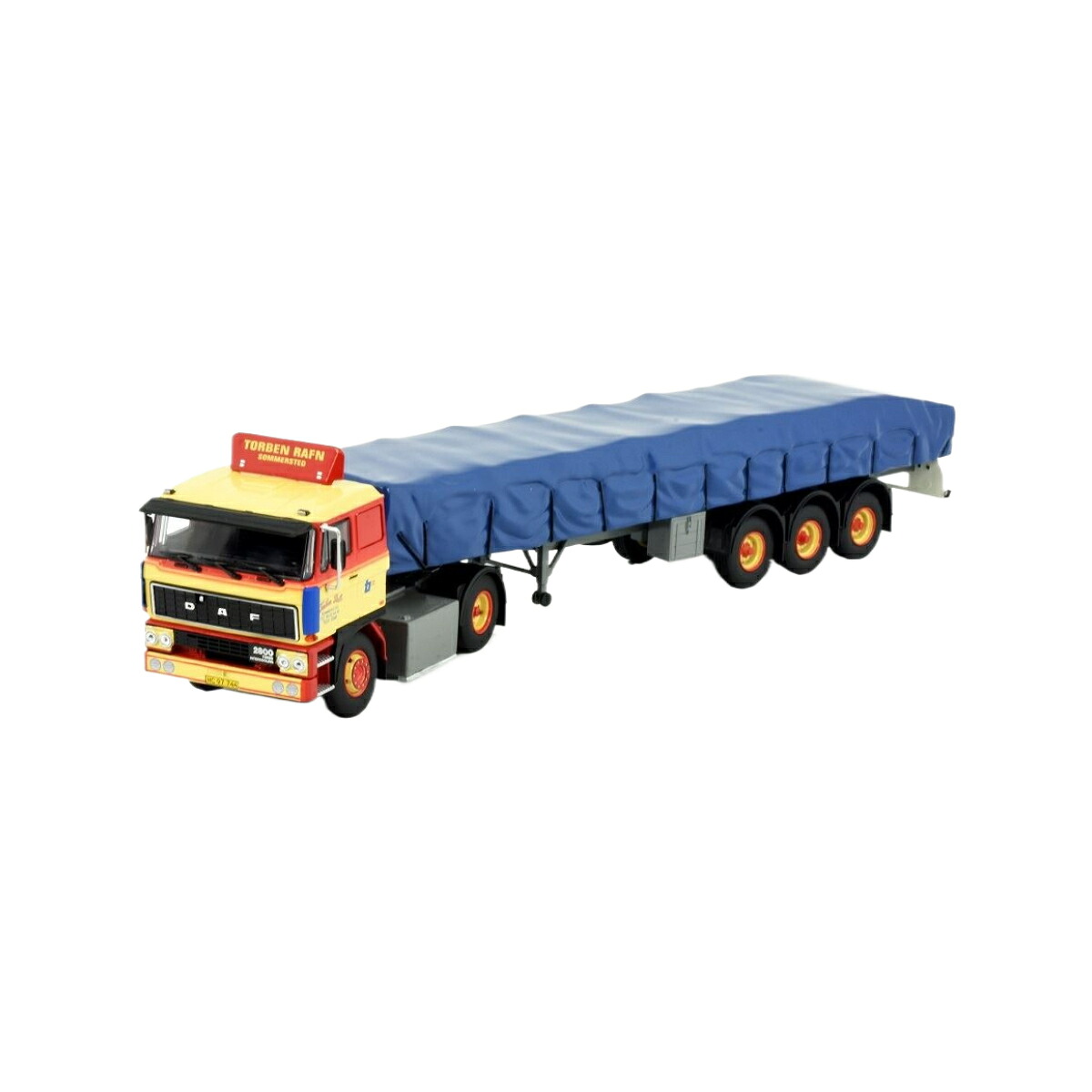 Torben Rafn DAF 2800 Flatbed Semitrailer トラック / TEKNO 1/50 建設機械模型 工事車両|ラストホビー