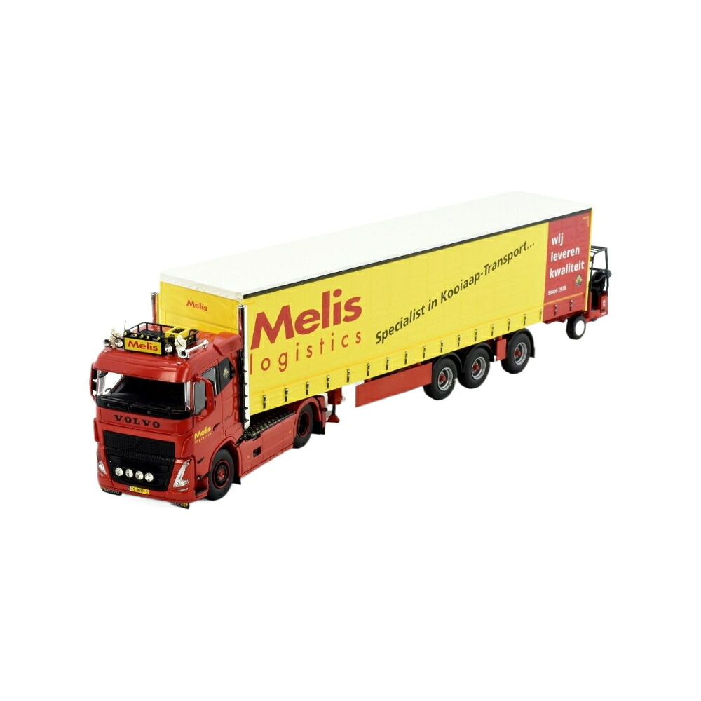 Melis Volvo FH05 4x2 curtain tarpaulin トラック / TEKNO 1/50 建設機械模型 工事車両｜ラストホビー