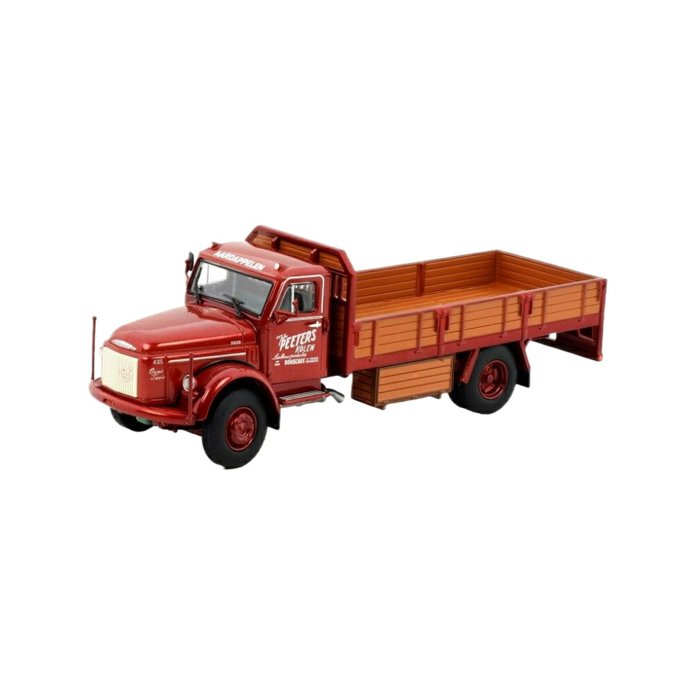 Peeters Volvo 495 flatbed rigid 貨物自動車 / TEKNO 1/50 作り上げる機械類ひな形 工事鉄道車両