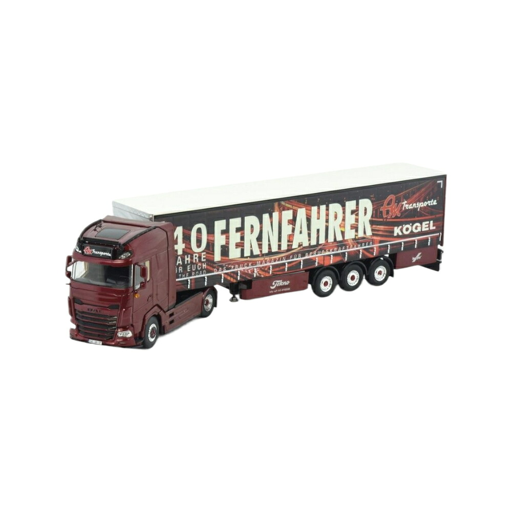 Fernfahrer 40 Jahre DAF XG+ curtainside トラック / TEKNO 1/50 建設機械模型 工事車両｜ラストホビー