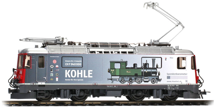 Bemo 1758186 シリーズ Ge 4/4 II 616 RhB DC サウンド H0ゲージ    鉄道模型 外国