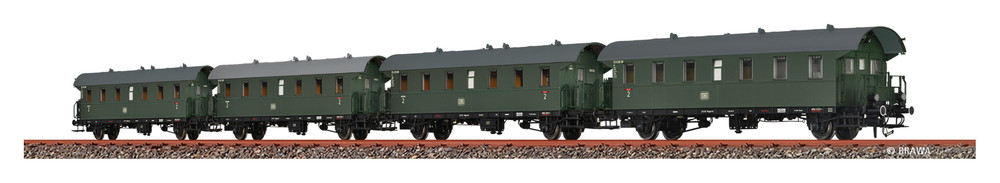 Brawa 46782 Type PWG セット DB AC H0ゲージ    鉄道模型 外国