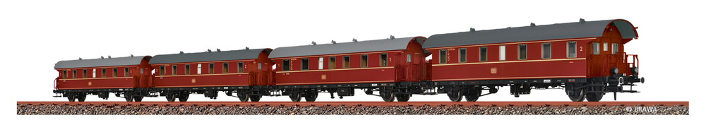 Brawa 46785 Type PWG セット DB III DB DC H0ゲージ    鉄道模型 外国