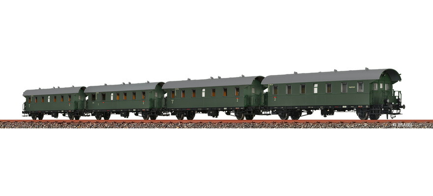 Brawa 46821 Type BPwif Bib ABib Bib DB DC H0ゲージ    鉄道模型 外国