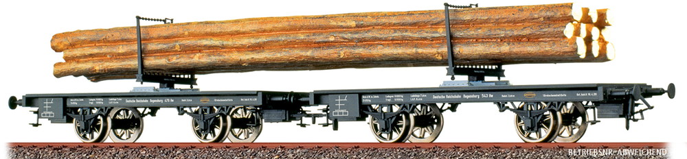 Brawa 47726 ログカー Hw DRG DC H0ゲージ    鉄道模型 外国