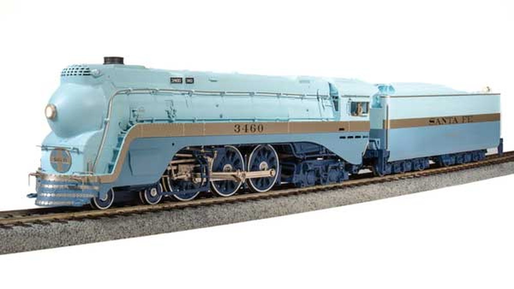 サンタフェ #3460 ハドソン型蒸気機関車 DC ブルーゴース 初期塗装/Broadway Limited HOゲージ    鉄道模型 外国
