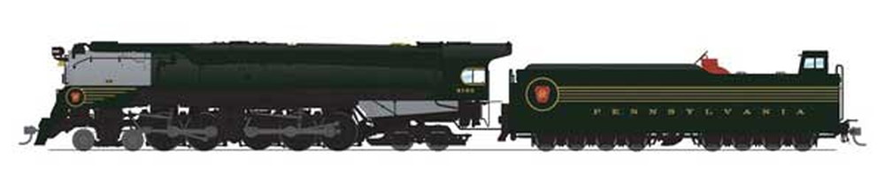 PRR #6190 デュプレックス型蒸気機関車 サウンド・DCC搭載幻想塗装 グリーン・グラファイト・トスカン/Broadway Limited HOゲージ    鉄道模型 外国