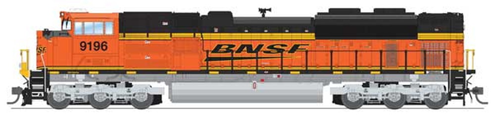 BNSF鉄道 #9283 EMD SD70ACe 機関車 サウンド・DCC・煙発生機能付き オレンジ・ブラック・イエロー/Broadway Limited HOゲージ    鉄道模型 外国